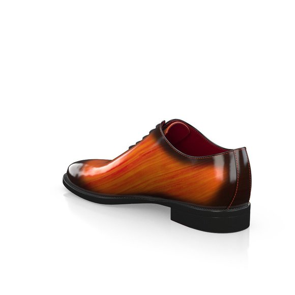 Bashwood Handmade Patina Orange Leather Oxfords main image 3
